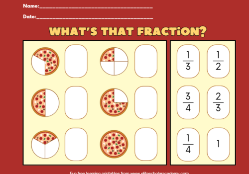solve the fraction worksheet for grade 1 math