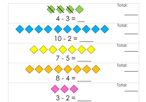 Free Grade 1 Subtraction Worksheets: Visual Math Made Simple