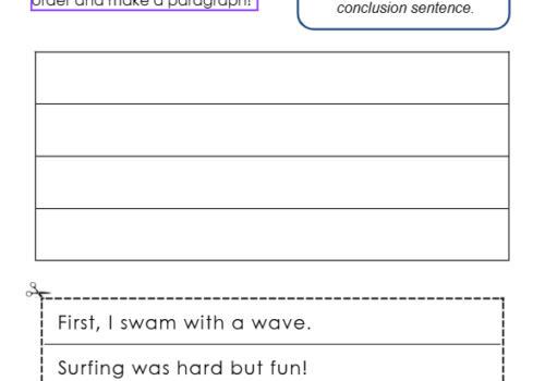Free Grade 1 Writing Worksheets: Mastering the Flow of a Story