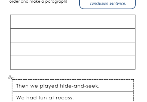 Free Grade 1 Writing Worksheets: Mastering the Flow of a Story